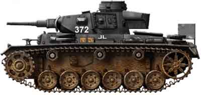 Танк PzKpfw III Ausf. J 