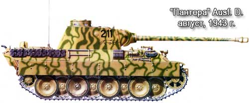 Танк Пантера Ausf. D 