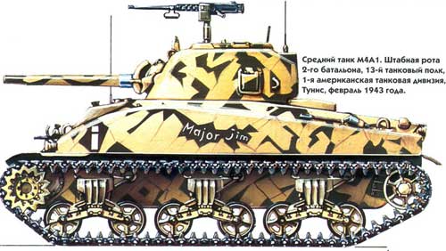 Американский средний танк М4 