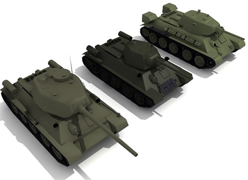  Т-34-76(образца 1940),Т-34-76(образца 1941), Т-34-85